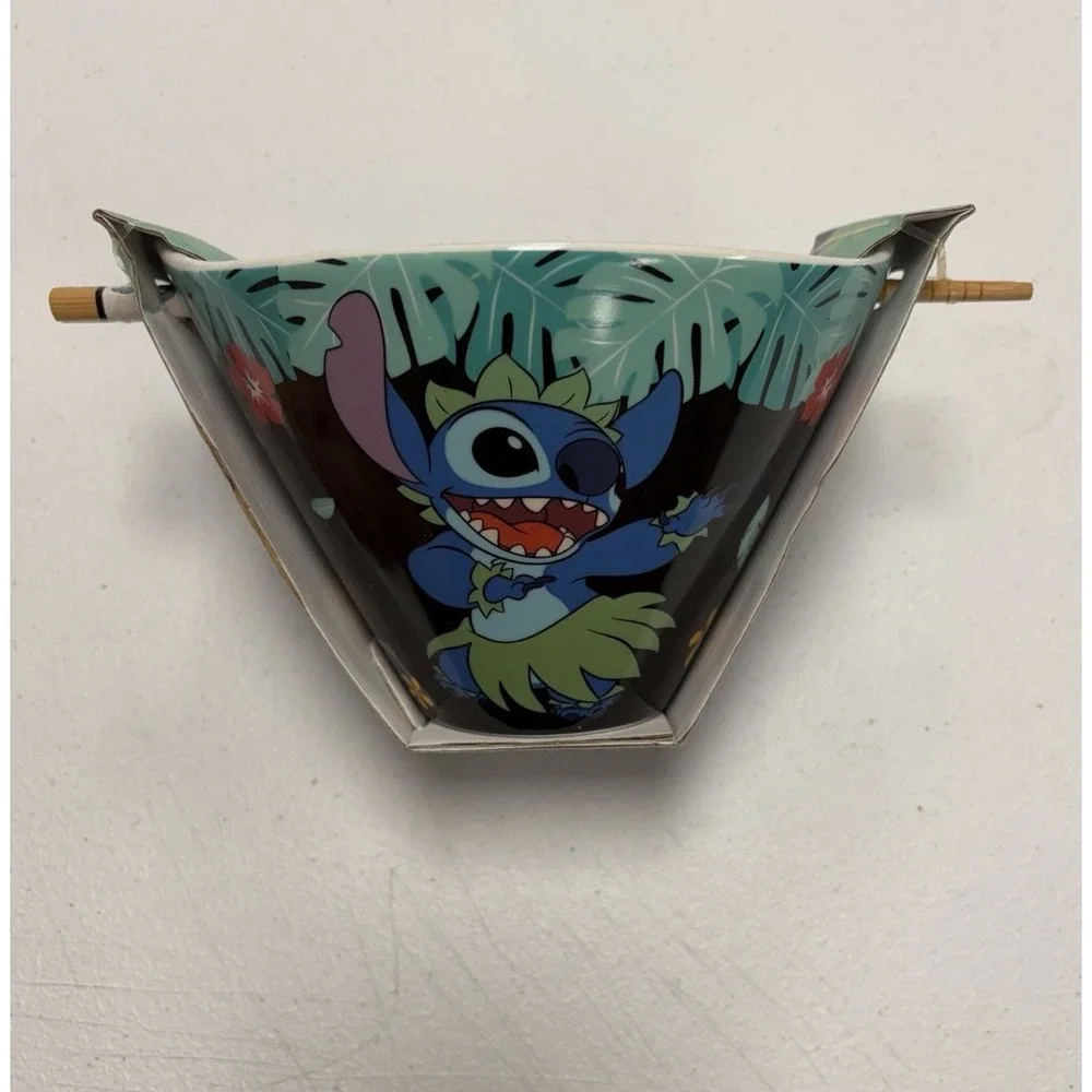 Disney Lilo & Stitch Ceramic Ramen Noodle Bowl NEW